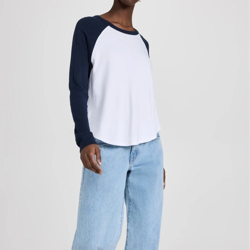 Faherty woman’s Cloud Long Sleeve Baseball Tee XL 
Organic cotton - Picture 4 of 8